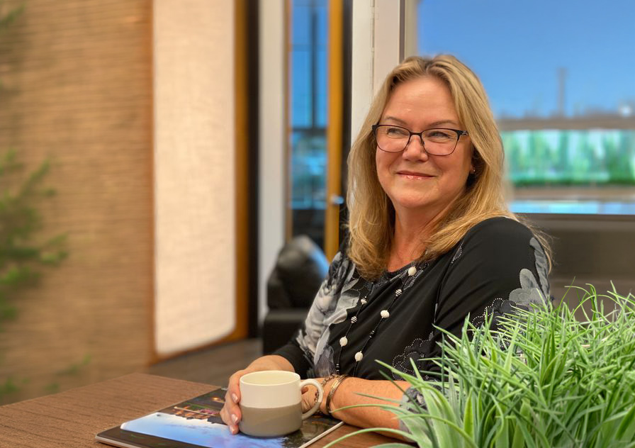 Jolene McDonough working with clients